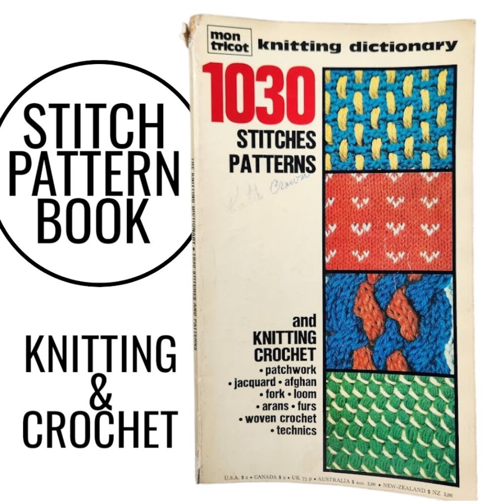 Mon Tricot: Knitting Dictionary: 1030 Stitches, Patterns and Knitting Crochet 19